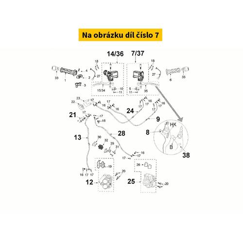 Poignee Hydraulique Gauche 803711