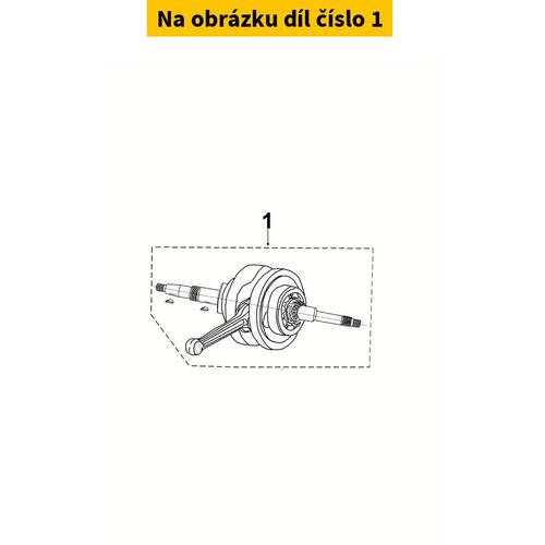 Crankshaft PEUGEOT pin Ø15 Belville 125i 4T H2O E4 2018-2020 803918