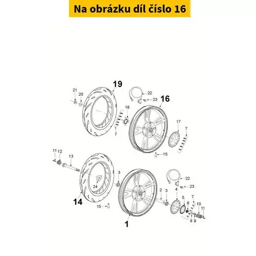 Roue Arriere 14 803983AL