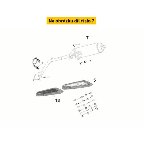 Exhaust PEUGEOT Tweet 125i 4T E5 2021-2022 804845