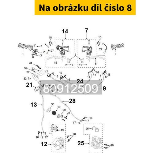 Lh Brake Lever 804914AL