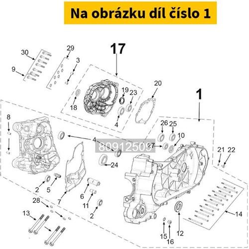 Crankcase Assy 805079