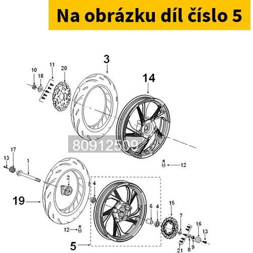 Front Wheel 2,5x16 805091