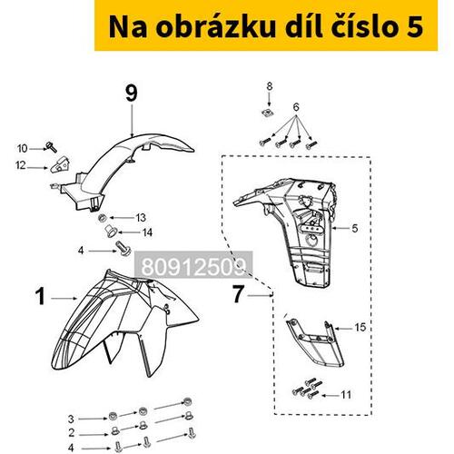 Rear Mudguard 805102