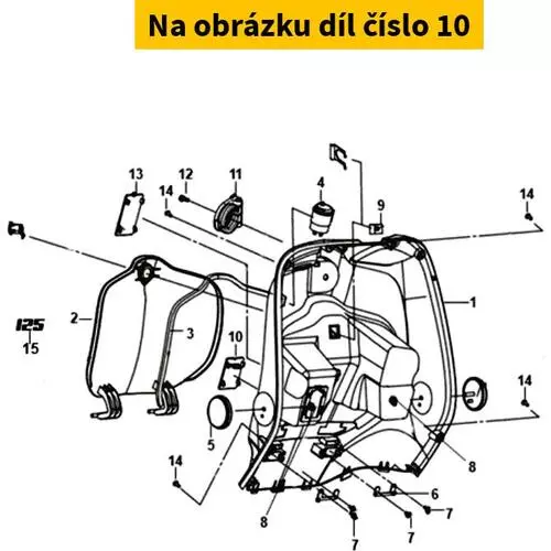 E.F.I.Sensor Lid 81134-XPA-000