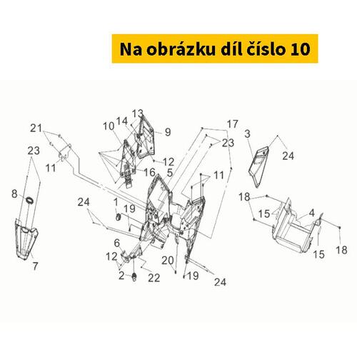 INNER BOX LID STIFFENER (BK-001U) 81142-LM1-000