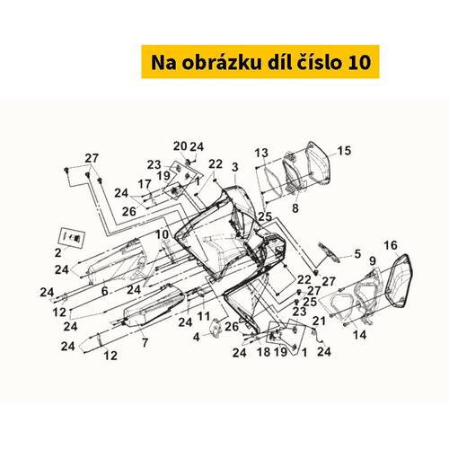 R Inner Box Lid Stiffener Cover Bk-001u 81146-L5B-000-KA