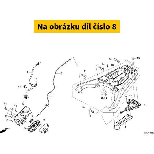 COVER, ACTUATOR STAY 81198K40F70