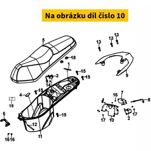 Seat Catch Stay 81207-XPA-000