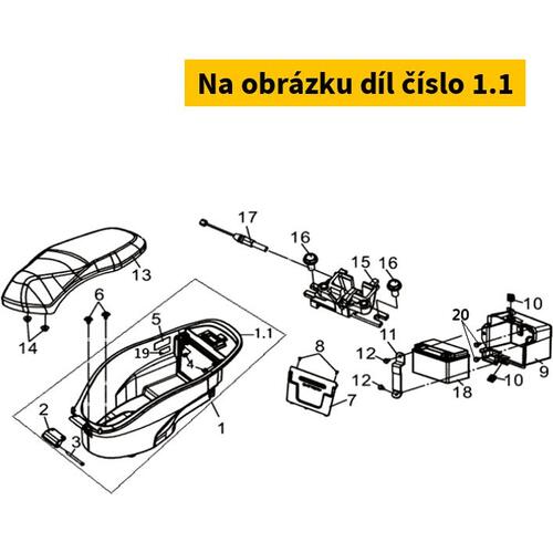 Luggage Box Bk-001u 81250-XLC-000