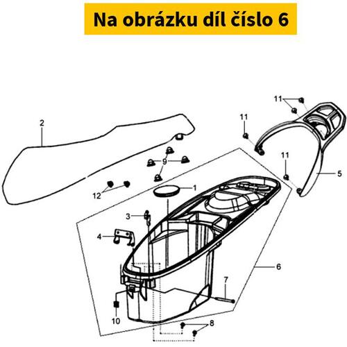 Luggage Box Assy Black 8126A-HVA-000-KA