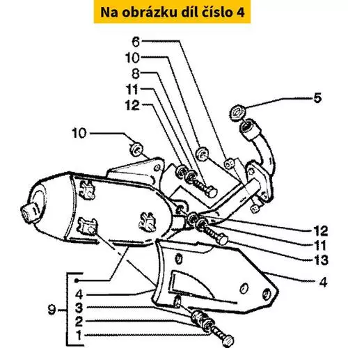 Silencer Protection Ski. 4t 825724