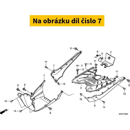 COVER, R. FLOOR SIDE *NH1 83510GFM900ZJ