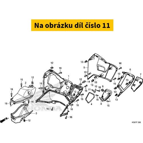 DAMPER, R. LID 83534K35V01