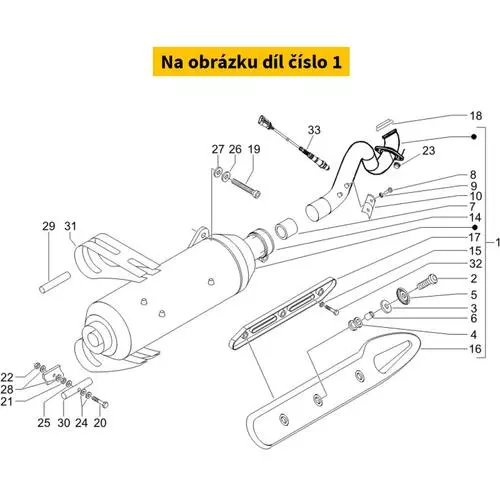 Exhaust PIAGGIO X9 Evo 500i 4T E2 2006-2007 841024