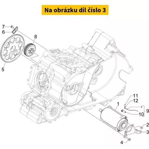 Flask For Starting Motor 841113