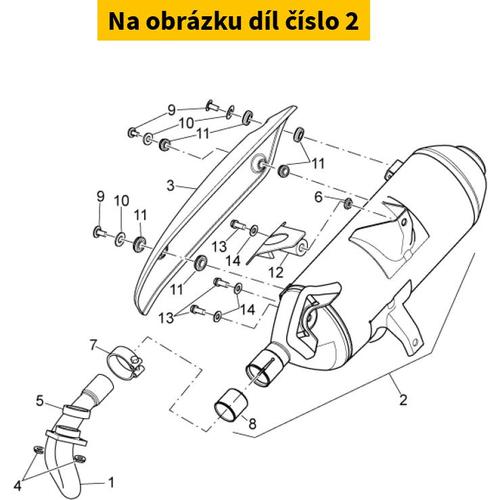 Silencer APRILIA Atlantic 125 4T E3 2010-2012 848270