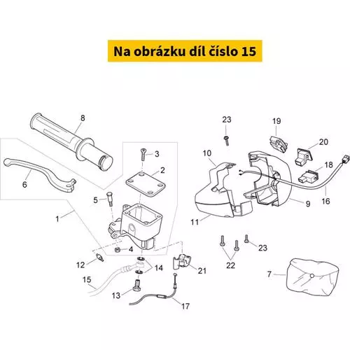 Front Brake Pipe 858232