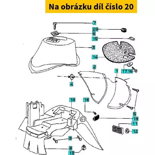 Grommet 13x17x22 - 4+2,8+4 873115