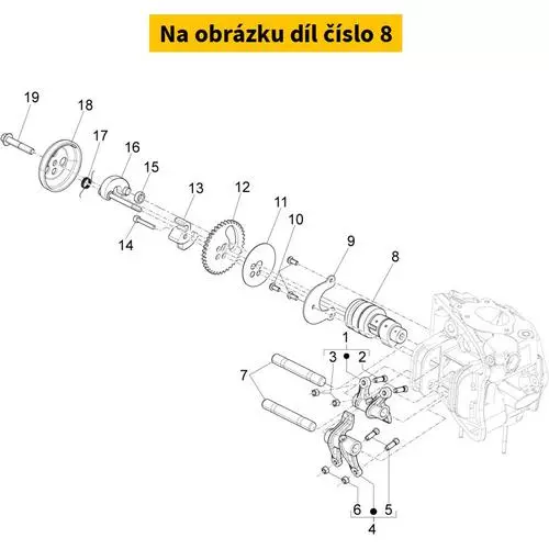 Camshaft With I.P. 8732065