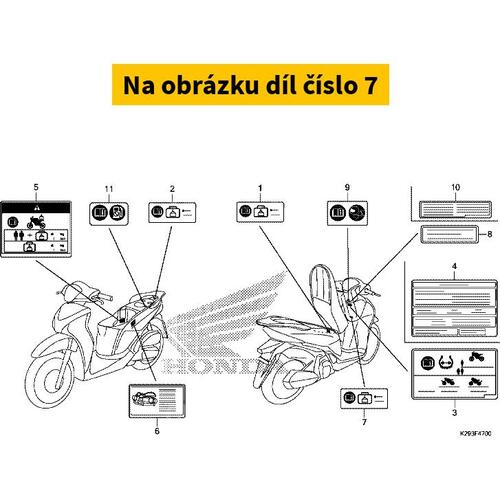 LABEL, CARGO LIMIT (1.5KG 87521GEZD00