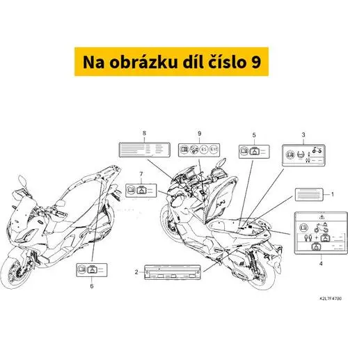 LABEL, FUEL & DRIVE (PICT 87586MGCDD0