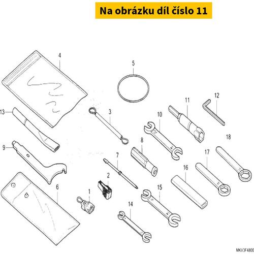 WRENCH, BOX (P16) 89216MGSD30