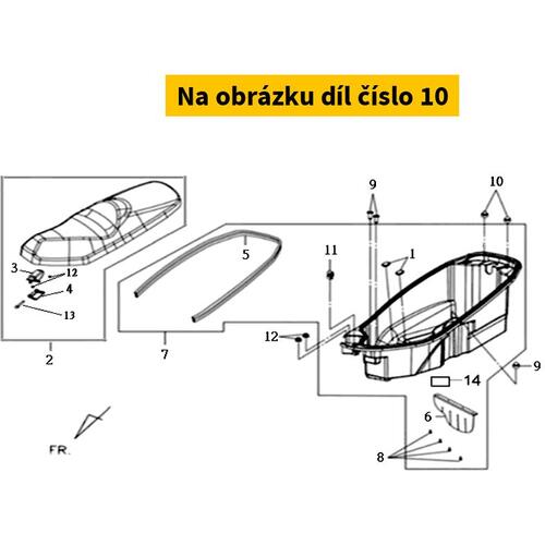 Open Stay Nut 6mm 90301-M9Q-800