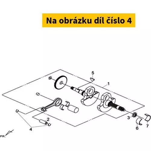 Piston pin clip Ø22mm (1pc) 90601-REA-000