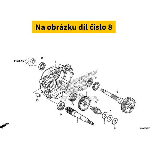 BEARING, RADIAL BALL, 620 91006K53D01