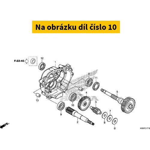 BEARING, RADIAL BALL, 630 91007K53D01