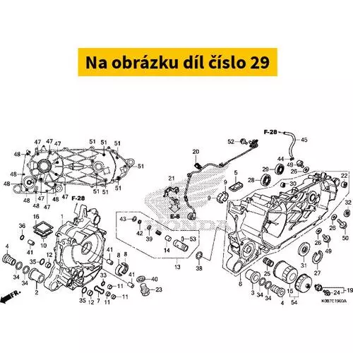 BEARING, RADIAL BALL, 620 91009K53D01