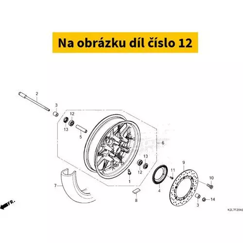 BEARING, RADIAL BALL, 630 91052KVSF01