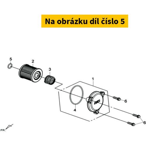 Left Case Oil Hole O-Ring 91310-REA-000