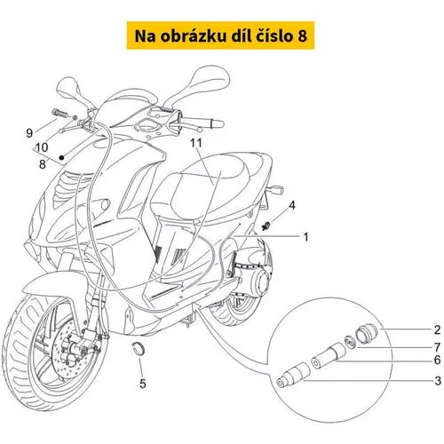 Splitter Carb. Cable 95923R