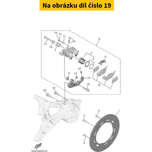 Bolt, Flange Deep Recess 95D321003000