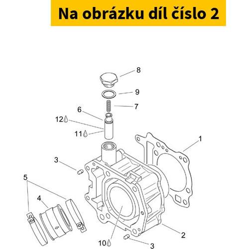 Cylinder Ø56,4 APRILIA Rotax (120) 125 H2O 4T 4V AP0613396