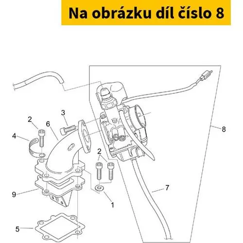 Carburettor Dell'Orto PHVA Ø12QS APRILIA Habana 50 2T 1999-2000 (no Cat.) AP2ADA000001