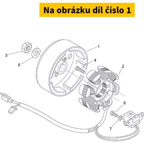 Rotore Volano Magnete AP3RBA000445