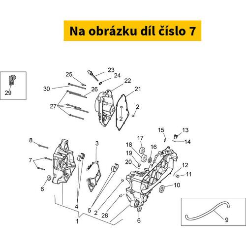 Screw M6x50 Uni 5931 C.L.8,8 AP4ADN000141