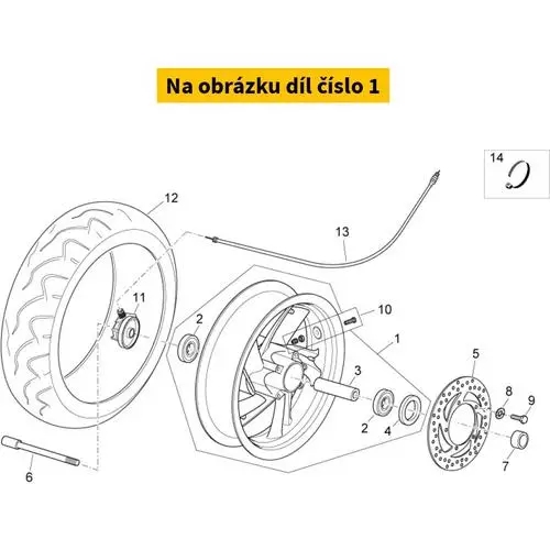 Front Wheel Silver AP8108991