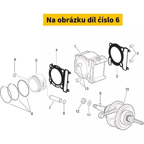 Piston Ring Set AP8122576