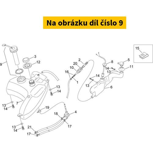 Fuel gauge unit APRILIA Leonardo 125-150 1998-2004 AP8124478