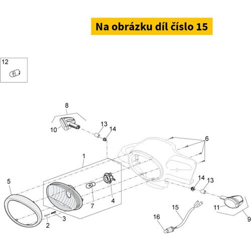 Headlight Wiring W/Harness AP8124809