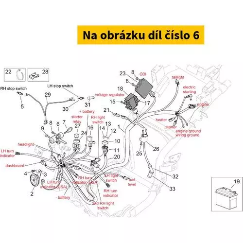 Main Switch - Steering Lock AP8124886