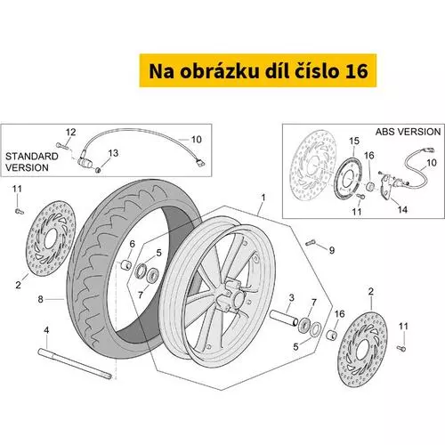 Front Wheel Spacer AP8125851