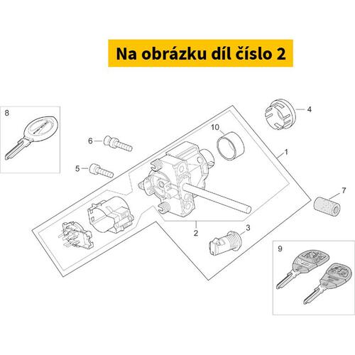 Main Switch - Steering Lock AP8127460