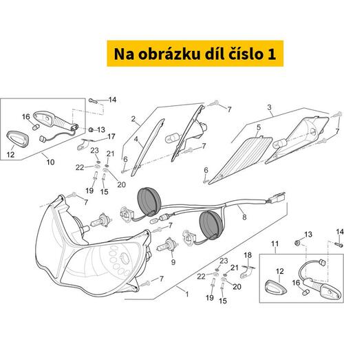 Headlight AP8127696