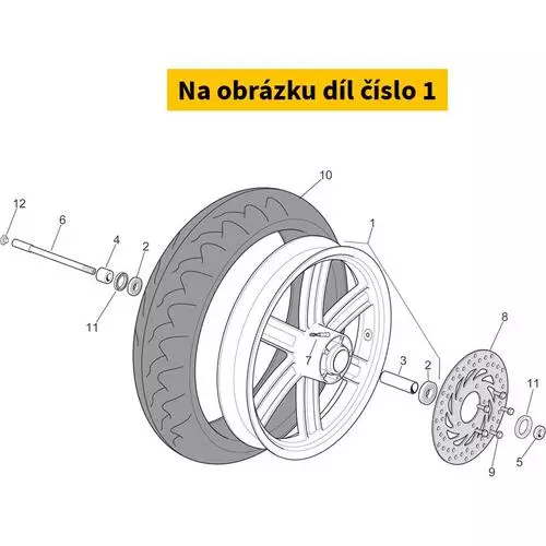 Ruota Anteriore Con Cuscinetti AP8128156