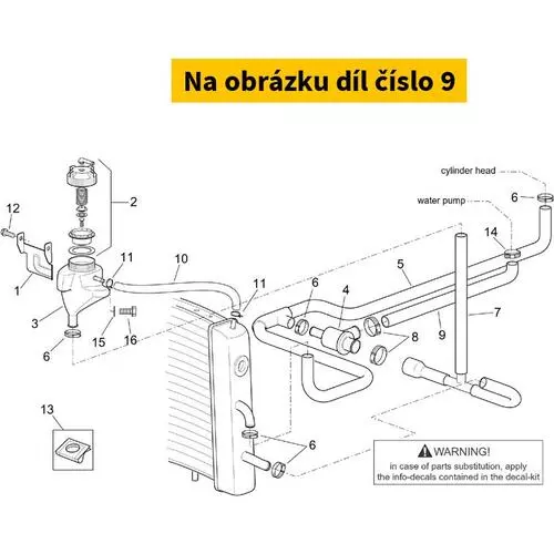 Motor-Pump Valve Tube AP8144120